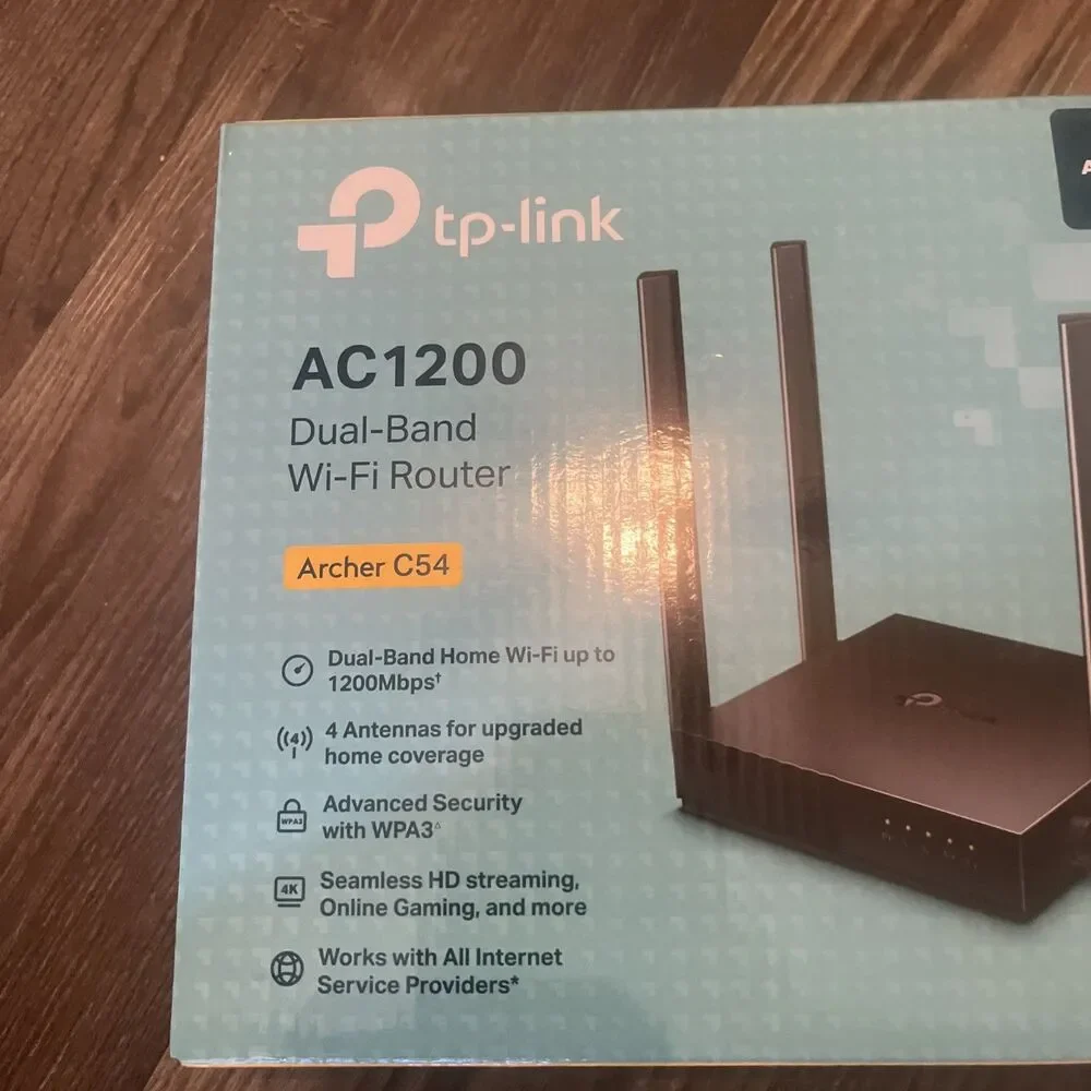 TP-Link Archer C54 | AC1200 MU-MIMO Dual-Band WiFi Router 2.4 GHz 300 Mbps Open - Picture 2 of 3